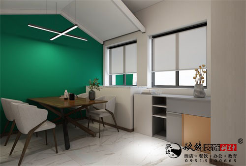 银川办公室装修设计效果图|镹臻设计