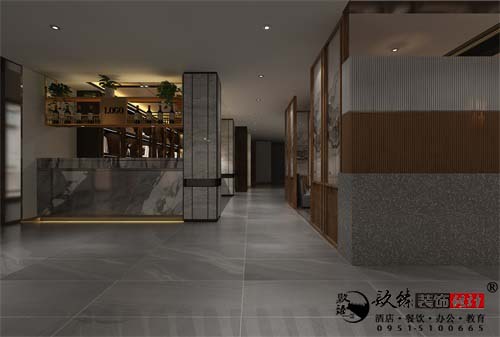 银川餐厅装修设计效果图|镹臻设计